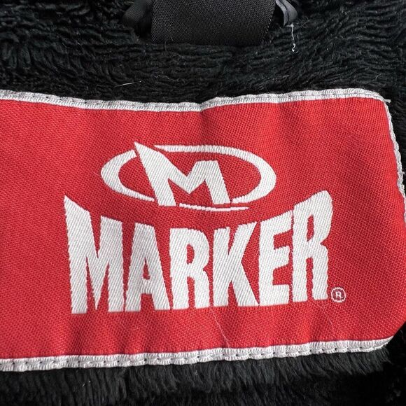 Marker Womens Black Puffer Jacket Ski Coat winter Size Large 100% Polyester - Picture 9 of 13